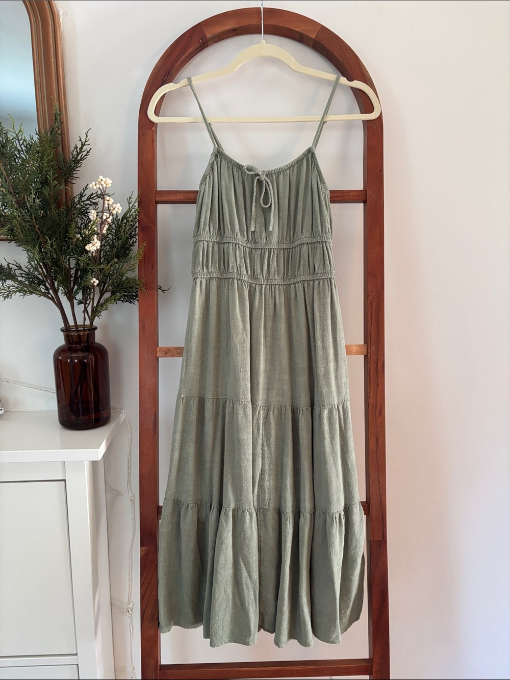 Tiered Midi Dress